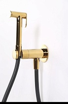 Гигиенический душ Cezares LEAF-DIF-PO со смесителем, золото