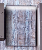 Мебель для ванной Бриклаер Кристалл 50 см ясень анкор темный/софт графит