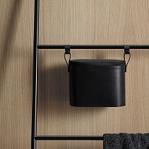 Стеллаж для полотенец Burgbad Coco 60x180 см, черный