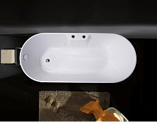 Акриловая ванна Orans BT-NL601 FTSH 175x75 белый, с г/м