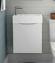 Мебель для ванной Art&Max Liberty 40 см правая, белый глянец