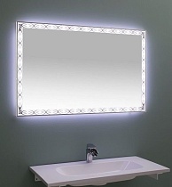 Зеркало De Aqua Тренд 120x75 см, с подсветкой