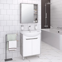 Мебель для ванной Руно Эко 50 см серый бетон