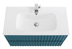Мебель для ванной Art&Max Elegant 100 см, LED подсветка, аквамарин