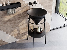 Мебель для ванной Kerama Marazzi Cono 44 см черный матовый