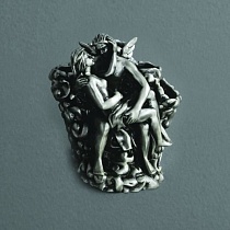 Подставка для зубных щеток настольная Art&Max Romantic AM-B-0081B-T серебро
