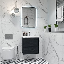 Мебель для ванной Art&Max Family-M 50 см, 2 ящика, Hard Coal