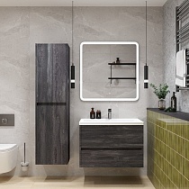 Мебель для ванной Art&Max Family-M 75 см, 2 ящика, Iron Stone