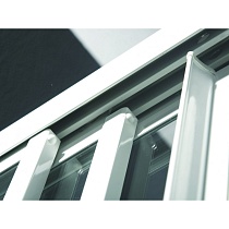 Боковая стенка Roltechnik Classic Line PSB 90 см, узорчатое стекло/профиль белый