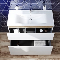 Мебель для ванной Am.Pm X-Joy 100 см напольная, белый глянец