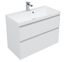 Мебель для ванной Aquanet Гласс 90 см белый