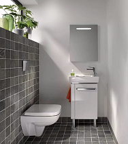 Мебель для ванной Geberit Renova Compact 60 см L белый глянец