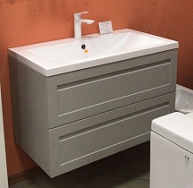 Мебель для ванной Art&Max Platino 58 см светло-серый матовый