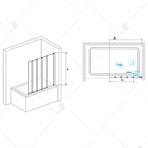 Шторка для ванны RGW Screens SC-21 120x150