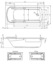 Акриловая ванна Riho Future XL 190x90 см B075001005