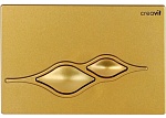 Кнопка смыва Creavit Ufo GP1006.00 золото матовое