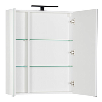 Зеркальный шкаф Aquanet Эвора 70 см белый