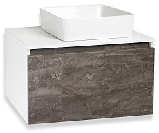 Мебель для ванной Руно Бари 80 см железный камень