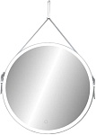 Зеркало Art&Max Milan 80x80 с подсветкой, белый