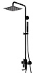 Душевая стойка WasserKRAFT Glan A16701 черный глянец