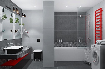 Дизайн-проект ванной комнаты «Амстердам».