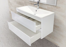 Мебель для ванной BelBagno Albano 100 см Bianco Lucido