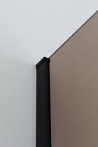 Душевая дверь Cezares SLIDER-B-1-70/80-BR-NERO 70x195, бронзовая, черный