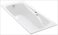 Чугунная ванна Jacob Delafon Repos 170x80см E2915-00 с отверстиями под ручками, с антискользящим покрытием