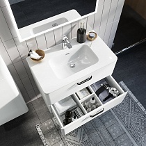 Мебель для ванной Iddis Brick 60 см подвесная, белый