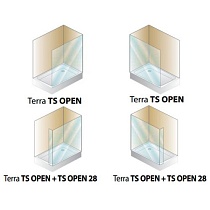 Душевая перегородка Kolpa-San Terra TS Open 120
