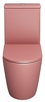 Унитаз-компакт Grossman Color GR-4480PIMS безободковый, розовый матовый