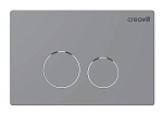 Кнопка смыва Creavit Terra GP9003.00 хром матовый