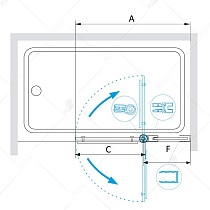 Шторка для ванны RGW Screens SC-12 102x150 прозрачное