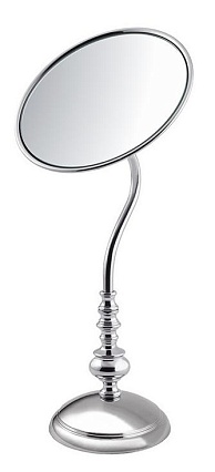 Зеркало косметическое Caprigo Romano 7022-CRM настольное, хром