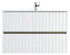 Мебель для ванной Art&Max Elegant 90 см, LED подсветка, белый глянец