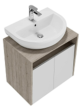 Мебель для ванной Kerama Marazzi Pro 60 см с полками, белый глянец
