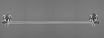 Вешалка для полотенец Art&Max Impero 60 см хром