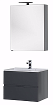 Мебель для ванной Aquanet Алвита 70 см серый антрацит