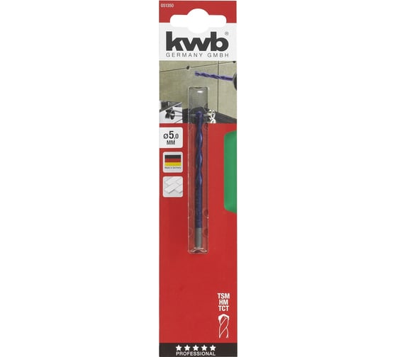 Сверло по керамограниту (5 мм) KWB 051-350