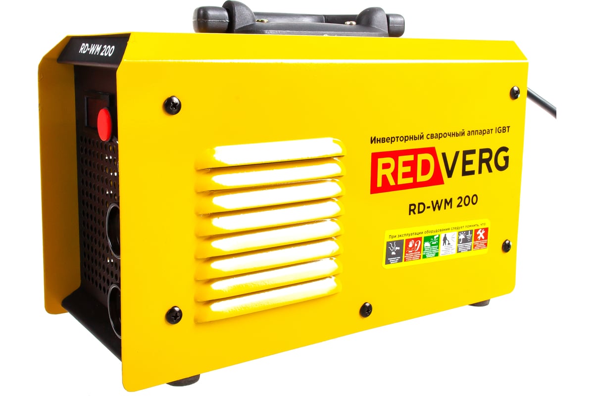 Бестрансформаторный сварочный аппарат Redverg RD-WM 200 6626265