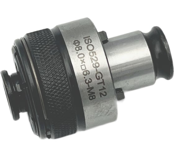 Головка к резьбонарезному патрону для метчиков М8, GT12, d=19 мм TORNERI 041843