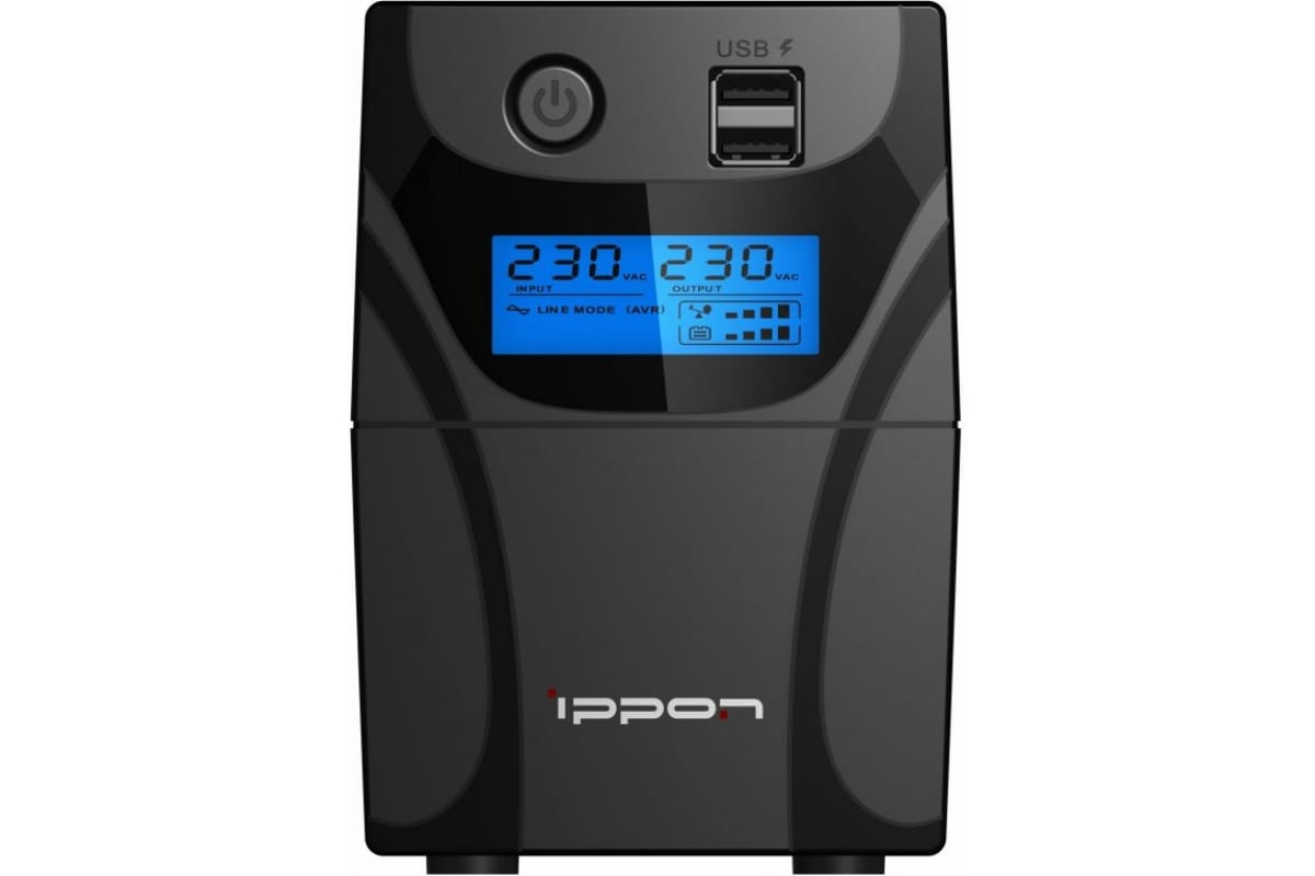 Источник бесперебойного питания Ippon Back Power Pro II Euro 850 480Вт 850ВА черный 1005575