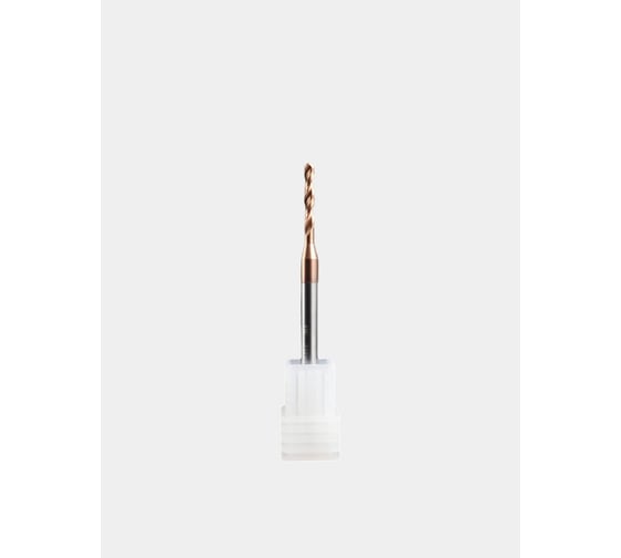 Сверло твердосплавное ц/х РОСИНСТРУМЕНТ 2.2x4х16x62 3D без подачи СОЖ TiSiN 322041662