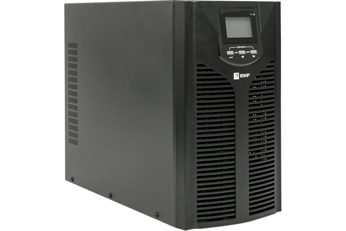 Источник бесперебойного питания двойного преобразования EKF E-Power SW900Pro-TB 3000 ВА PROxima напольный,напольный, c АКБ 8x12В_7 Ач SW930Pro-TB