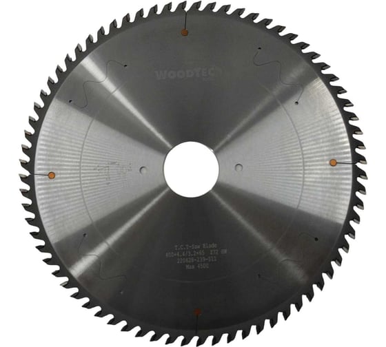 Пила дисковая для пильных центров 400x4.4/3.2x65 мм, Z72, трапеция Woodtec ВИ 337413