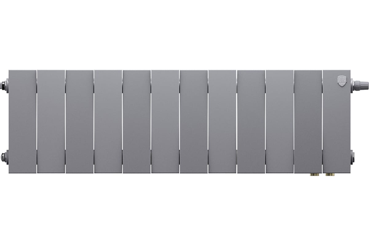 Радиатор Royal Thermo PianoForte 200 Silver Satin VDR80 - 12 секций НС-1506336