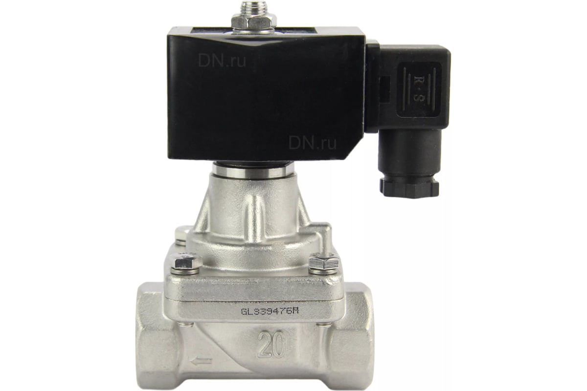 Электромагнитный клапан DN.ru VS2W-701P-Z-NC Ду40 Ру5 сталь 24В DC D130-01208