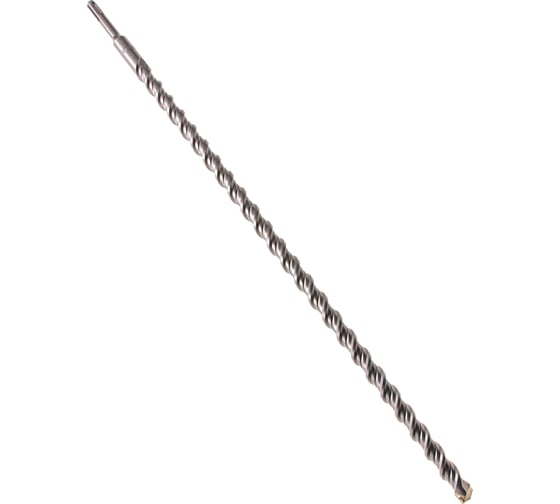 Бур по бетону, двойная спираль, Cobalt W-tip (18x600 мм; SDS PLUS) Denzel 705046