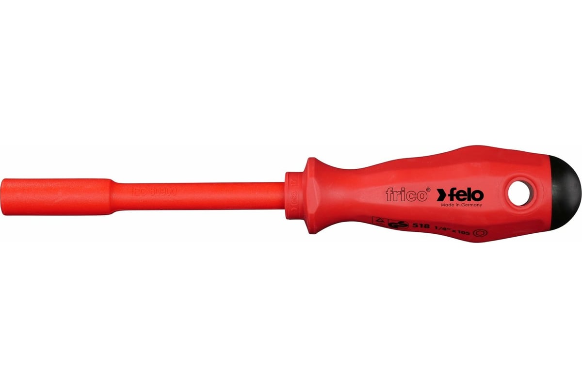 Диэлектрическая отвертка Felo под биты 1/4" 51812590
