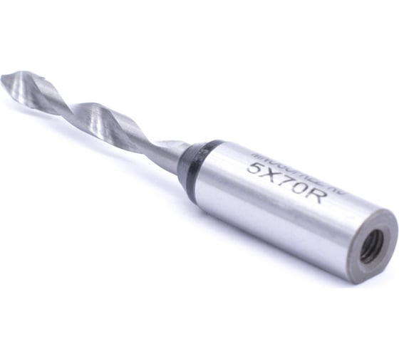 Сверло присадочное сквозное усиленное KJ1-V40205R (5х70 мм; хв-к 10 мм; правое вращение) МНОГОФРЕЗ 6570